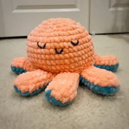 PDF Pattern - Amigurumi Reversible Emoji Octopus