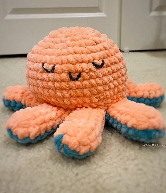PDF Pattern – Amigurumi Reversible Emoji Octopus