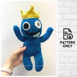PDF Pattern - Blue - Roblox Rainbow Friends