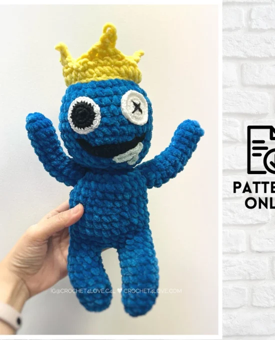 PDF Pattern – Blue – Roblox Rainbow Friends