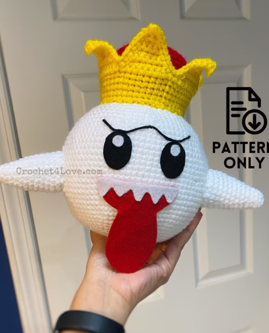 PDF Pattern – Crochet Cute King Ghost
