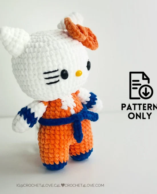 PDF Pattern – Gokukitty amigurumi doll