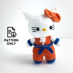 PDF Pattern - Gokukitty amigurumi doll