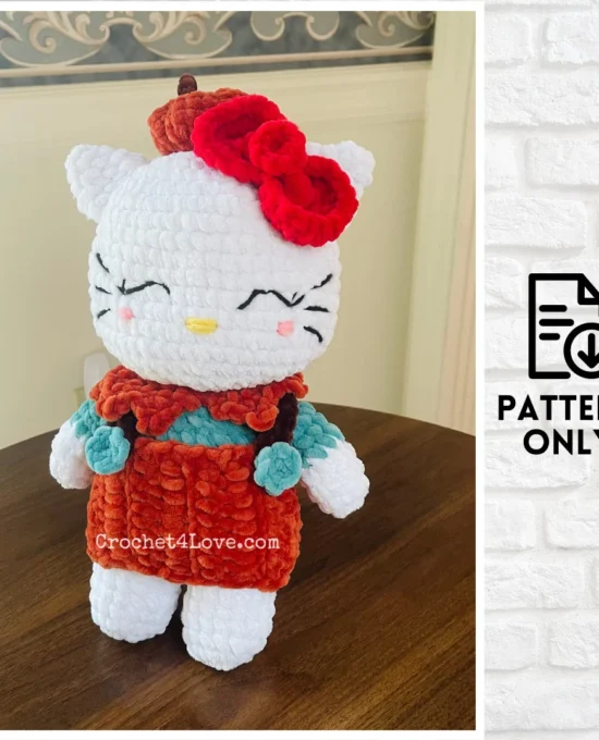 PDF File – Pumpkin stuffed doll toy