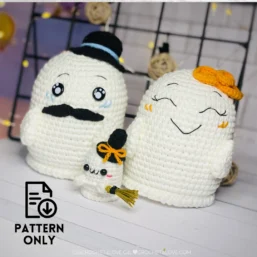 PDF Pattern - Happy Ghost Family