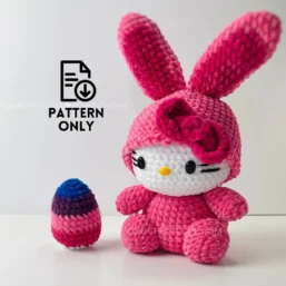 PDF Pattern - Easter Bunny Kitten Animal