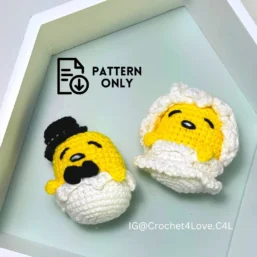 PDF Pattern - Cutie Egg Wedding Dolls