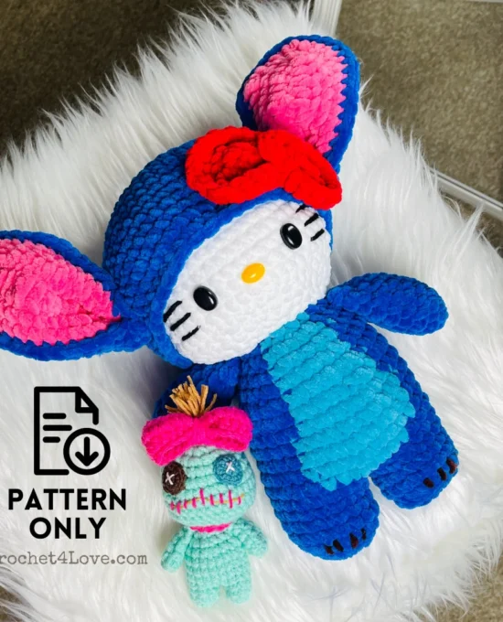 PDF Pattern – Kitten in Blue