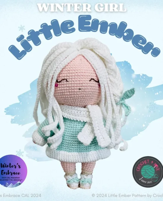 PDF pattern – Winter Girl Little Ember (Ember Glow)