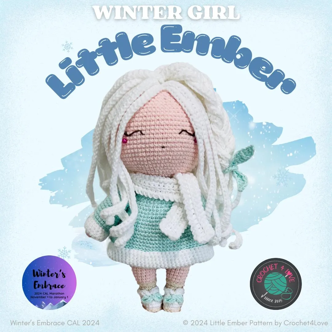 PDF pattern - Winter Girl Little Ember (Ember Glow) - Image 2