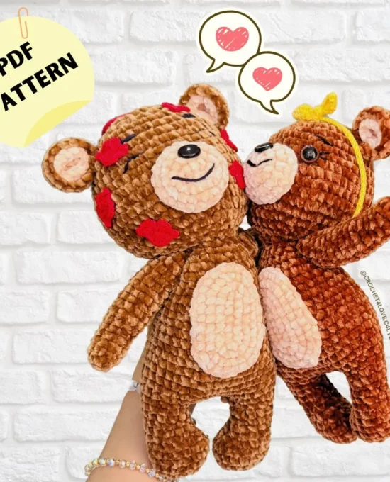 PDFPattern – Kissing Bears